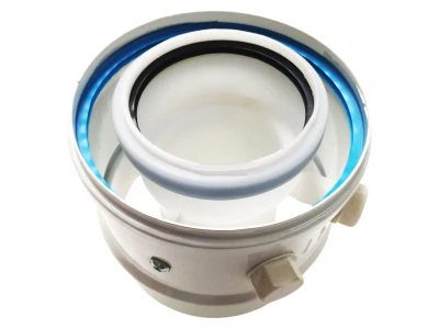 Переходник коаксиальный 80/125 мм для котлов Viessmann Vitodens (35/32 кВт), артикул 7171377