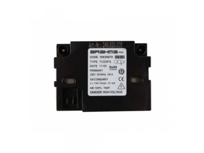Трансформатор розжига Brahma TCD2FS (15930070) для газовых и жидкотопливных горелок