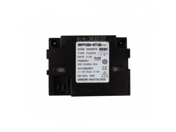 Трансформатор розжига Brahma TCD2FS (15930070) для газовых и жидкотопливных горелок