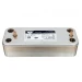 Теплообменник вторичный пластинчатый 18 пластин Baxi, Westen 17B2071800 (32 кВт)