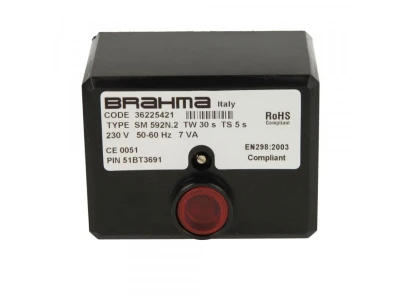 Блок управления горением Brahma SM592N.2 (36225421) для газовых горелок, 230В