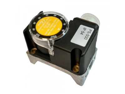 Реле давления газа Madas PS-KIPA-500, регулируемый дифференциал 0-2.5 мбар, IP54
