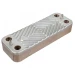Теплообменник ГВС ZILMET 2980426, 12 пластин, для котлов Wolf CGG-1K, CGG-2K, CGU-2K