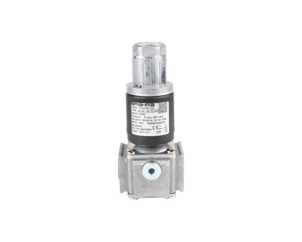Газовый электромагнитный клапан Brahma EG15*L*GMO, 250 мбар, 8 м³/ч, Rp 1/2", 220В