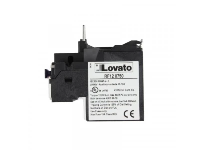 Тепловое реле Lovato RF12 0750 (5-7.5А) для котлов Baltur, артикул 0005110125