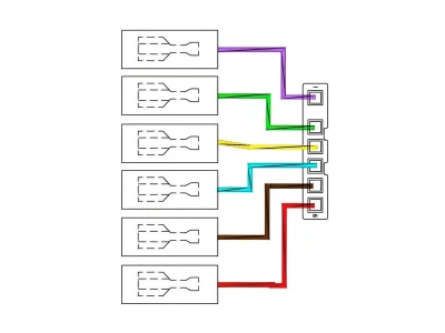 Комплект кабелей для котлов Fondital 6COLLEGA07 (TS/TR)