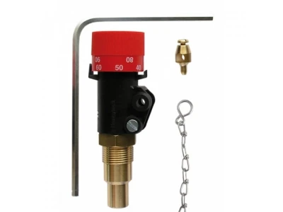 Регулятор тяги Honeywell FR124-3/4AM для твердотопливных котлов, 3/4", 30-90°C
