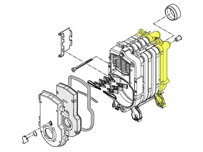 Задний сегмент котла Viessmann, артикул 7823627