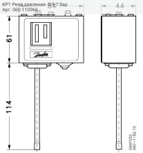 KP1 Реле давления -0,9-7 бар