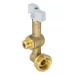 Кран подпитки котла Viessmann 0189134, латунный корпус, для систем отопления