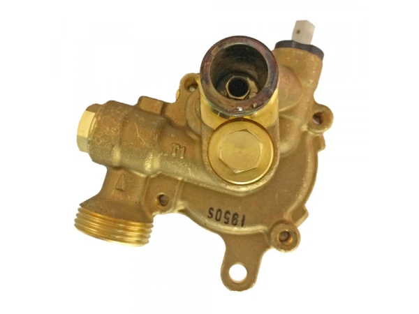 Водяной блок в сборе для газовой колонки Vaillant atmoMAG 14 (XZ, XI, GRX, RXZ, RXI) - Артикул 115305