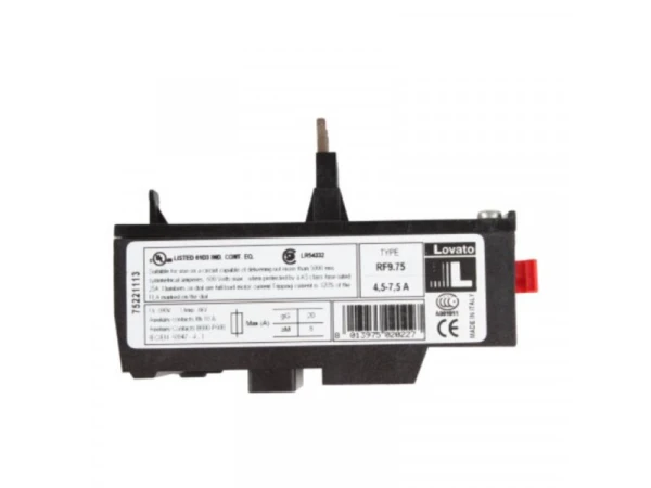 Тепловое реле Lovato RF9 75 (4,5-7,5А) для котлов Ecoflam, артикул 65075804