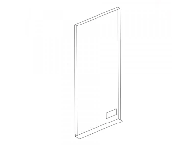 Панель облицовки боковая L, белая для котлов Protherm, артикул 0020035327