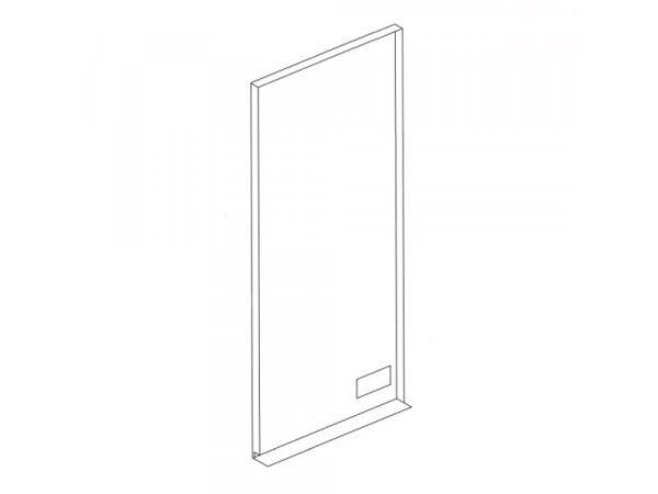 Панель облицовки боковая L, белая для котлов Protherm, артикул 0020035327