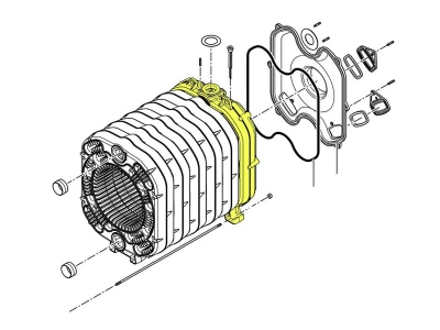 Задний сегмент котла Viessmann 7827568, артикул 7827568