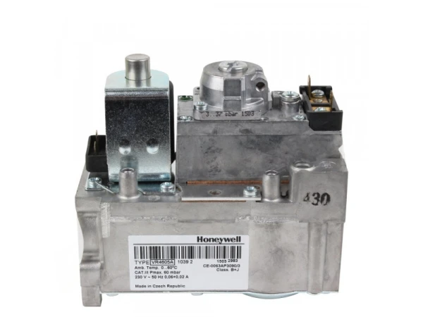 Газовый электромагнитный клапан Honeywell VR4605A1039, 60 мбар, 220 В, ¾", алюминий, класс B+J