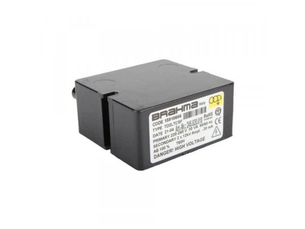 Трансформатор розжига Brahma TD2LTCSF (15910666) для газовых, дизельных и мазутных горелок