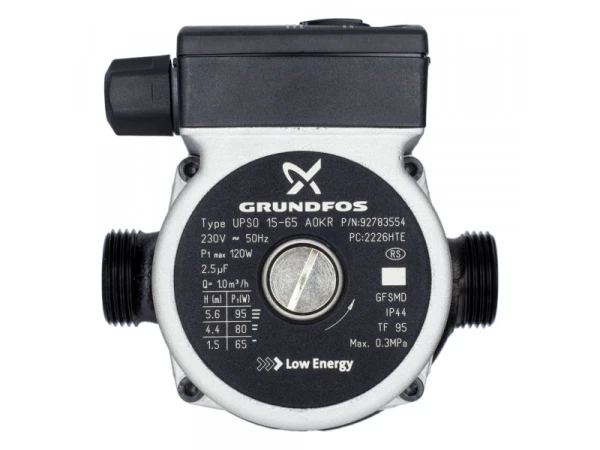 Насос циркуляционный Grundfos UPS 15-65 для котлов Baxi (артикул 3611300)