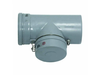 Труба с ревизией Vaillant 0020042764, Dn 130 мм, PP