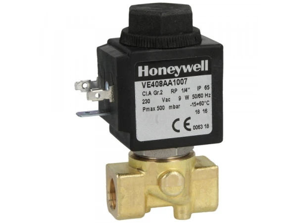 Газовый клапан Honeywell VE408AA1007, 1/4", 500 мбар, IP65