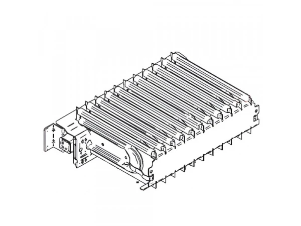 Горелка газовая Alphatherm 95000946, природный газ, 24 кВт, 11 рамп, Ø 1.35