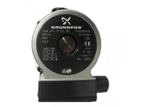 Циркуляционный насос Grundfos UPS 15-50 G1 H6 для котлов Baxi (Артикул: 767738300)