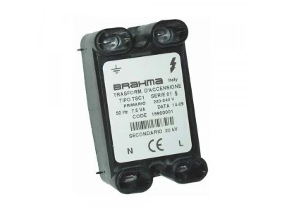 Трансформатор розжига Brahma TSC1, 110В, 20кВ, 4Вт, 2 выхода, IP20, 15900121