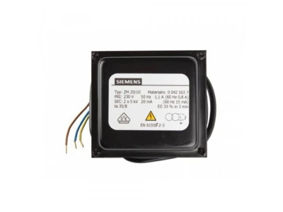Трансформатор розжига Siemens ZM 20/10 (00425637) для горелок, 5 кВ, 20 мА, 230 В