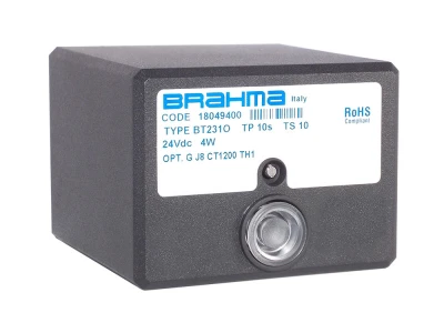 Блок управления горением Brahma BT2310 (18049401) для газовых и жидкотопливных котлов, 24В