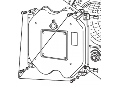 Дверь котла Bosch/Buderus, артикул 63015443