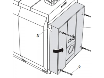 Термоизоляция дверцы под горелку для котлов Buderus/Bosch S735 (артикул: 63019258)