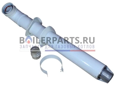 Коаксиальная труба дымохода Baxi CK01, длина 0.75 м (60/100 мм)