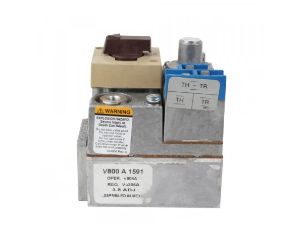 Комбинированный газовый клапан Honeywell V800A1591 с регулятором давления, 24В, Rp 3/4"