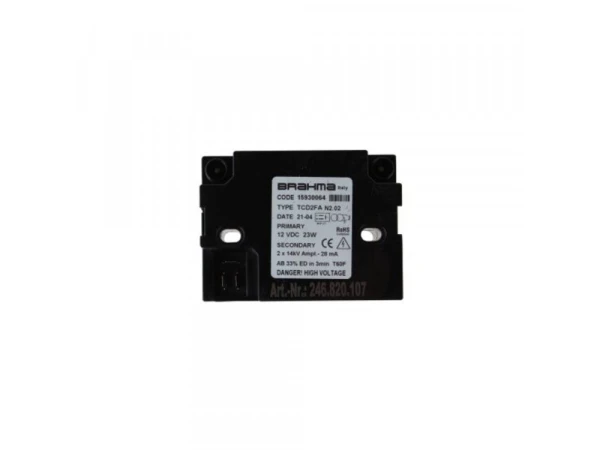 Трансформатор розжига Brahma TCD2FA (15930064) - Высоковольтный блок для промышленных горелок