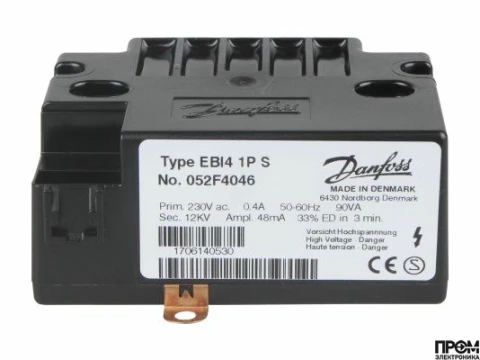 Трансформатор розжига Danfoss EBI4 1P S 052F4046