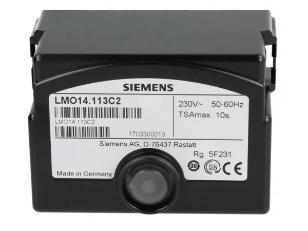 Автомат управления горением Siemens LMO14.113C2 для жидкотопливных горелок, 230В