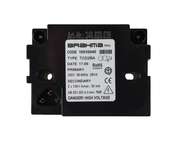 Трансформатор розжига Brahma TCD2BA 15930040