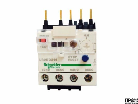 Тепловое реле перегрузки Schneider Electric LR2K 0314 (5,5 - 8,0 A)