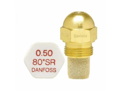 Форсунка топливная Danfoss SR 030F9908, 0.5 GPH, угол распыления 80°, сплошной распыл