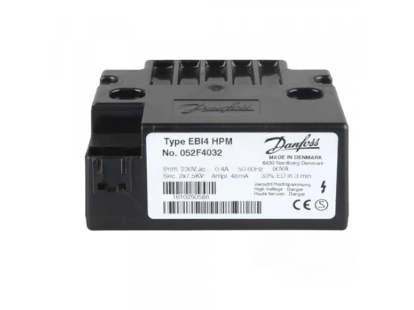 Трансформатор розжига Danfoss EBI4 HPM 052F4032 (230В, 7.5кВ, 48мА) для промышленного оборудования
