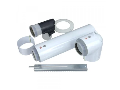 Базовый комплект коаксиального дымохода Vaillant 80/125 мм PP (303250)