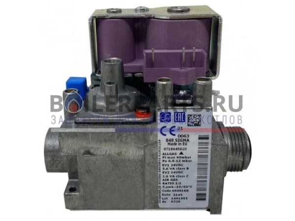 Газовый клапан WBC 14-28 кВт для котлов Bosch, Buderus, Junkers (Артикул: 87186456200)