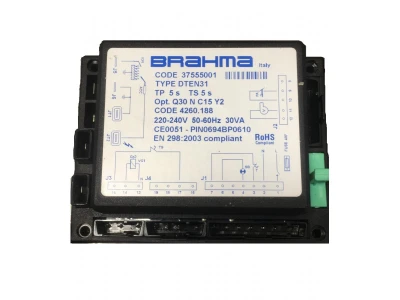 Контроллер управления газовой горелкой Brahma DTEN31 (37555001) для промышленного оборудования
