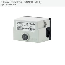 Oil burner control 81A.10 (SINGLE/MULTI)