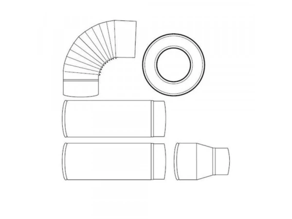 Комплект дымохода Vaillant atmo plus VU 280/3-5, артикул 0020053080