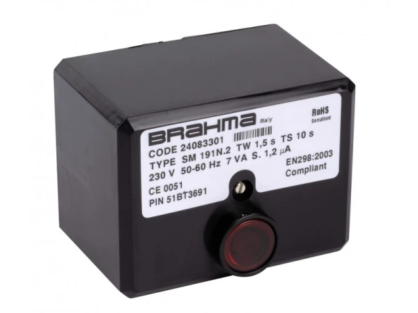 Блок управления горением Brahma SM191N.2 (24083301) для газовых горелок