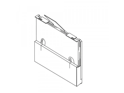 Задняя панель 5 секций для котлов Bosch/Buderus/Junkers, артикул 8718585266