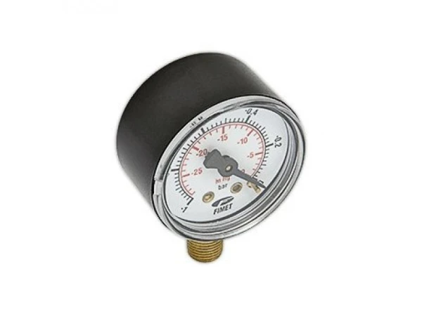 Вакуумметр Fimet 65013001, диапазон -1 - 0 бар, подключение 1/8", для жидкого топлива