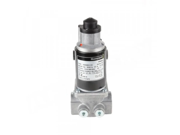 Газовый электромагнитный клапан Honeywell VE4025C1119, 1\" (25 мм), 220В, IP65, с регулируемым расходом