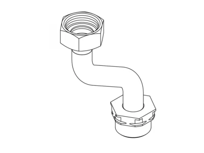 Труба подключения газа Bosch/Buderus 87186402020